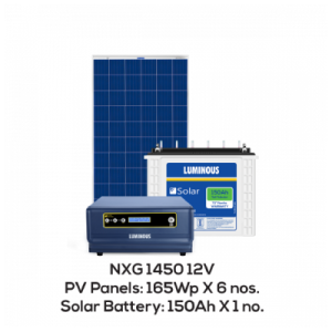 Solar Off Grid Combo - NXG 1450/12V 1100 VA (BIS Certified)