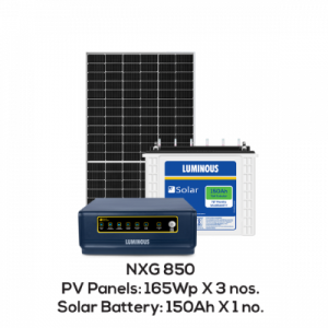 Solar Off Grid Combo - 850 VA (BIS Certified)