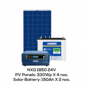 Solar Off Grid Combo - NXG 1850/24V 1500 VA (BIS Certified)
