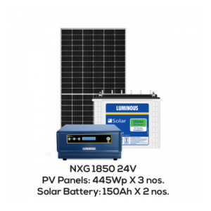 Solar Off Grid Combo - NXG 1850/24V 445W 1500 VA (BIS Certified)